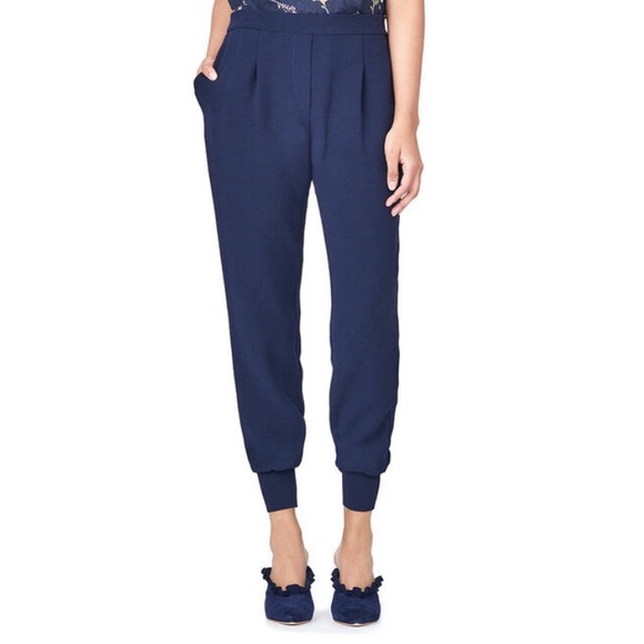 Rebecca Taylor Pants - Rebecca Taylor lightweight pleated dressy jogger